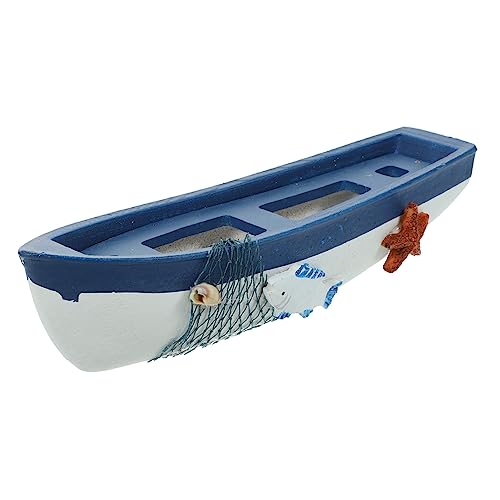 ULTECHNOVO Mediterranes Segelboot Modell Boot Dekoration für Schreibtisch Schlafzimmer und Wohnzimmer Nautisches Design Tischdeko und Wohnaccessoire von ULTECHNOVO