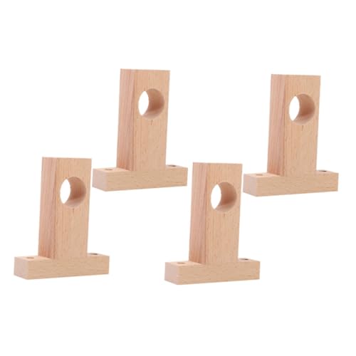 ULTECHNOVO Mehrzweck-vorhangstangenhalter Aus Holz 4 Stück Halterungen Für Die Dekoration Im Badezimmer Zu Hause ULTECHNOVO Mehrzweck-vorhangstangenhalter Aus Holz 4 Stück Halterungen Für Die Dekoration Im Badezimmer Zu Hause von ULTECHNOVO