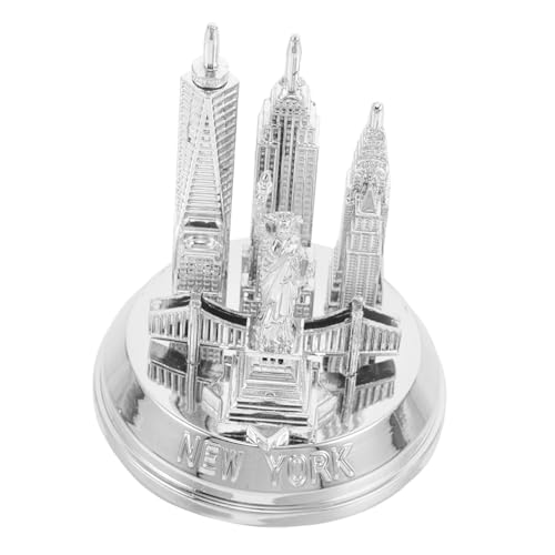 ULTECHNOVO York Metallmodell Souvenir Für Schreibtisch Und Wohnzimmer Vintage Deko-Ornament Für Bücherregal Und Kreative Heimdekoration Detailreiche -skulptur von ULTECHNOVO