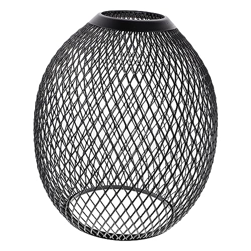 ULTECHNOVO Metall Lampenschirm Hohlgewebe Trommelform Retro Industrie Pendelleuchte für Esszimmer Wohnzimmer Küche Restaurant Langlebiger Lampenschirm für DIY Beleuchtung und Raumdekoration ULTECHNOVO Metall Lampenschirm Hohlgewebe Trommelform Retro Industrie Pendelleuchte für Esszimmer Wohnzimmer Küche Restaurant Langlebiger Lampenschirm für DIY Beleuchtung und Raumdekoration von ULTECHNOVO