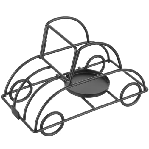 ULTECHNOVO Metall Teelichthalter im Auto Design Dekorativer Kerzenhalter für Stimmungsvolle Beleuchtung Stabiler Stand mit Tray Design für Wohnzimmer und ULTECHNOVO Metall Teelichthalter im Auto Design Dekorativer Kerzenhalter für Stimmungsvolle Beleuchtung Stabiler Stand mit Tray Design für Wohnzimmer und von ULTECHNOVO
