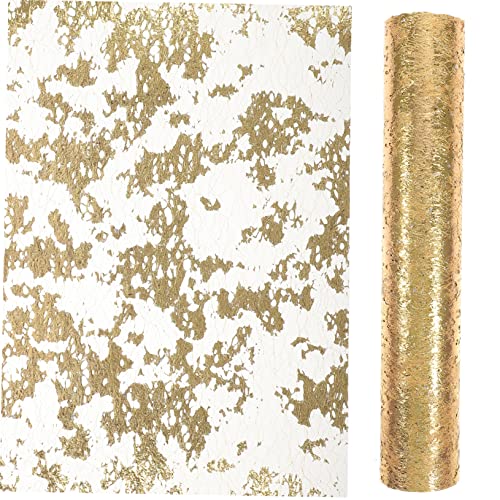 ULTECHNOVO Metallic Tischläufer aus Yards Hochzeitsdekor mit Bronzing Textur für Verschiedene Anlässe Wie Geburtstagsfeiern und Jubiläen von ULTECHNOVO