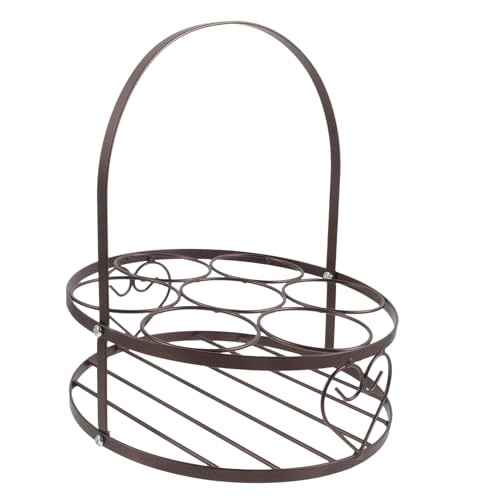 ULTECHNOVO Bierflaschenhalter Aus Edelstahl Bierregal Für Flaschen Tragbarer Aufbewahrungskorb Für Sechs Bierdosen Rutschfester Griff Für Einfachen Transport Geeignet Für Haus Bar Und Veranst ULTECHNOVO Bierflaschenhalter Aus Edelstahl Bierregal Für Flaschen Tragbarer Aufbewahrungskorb Für Sechs Bierdosen Rutschfester Griff Für Einfachen Transport Geeignet Für Haus Bar Und Veranst von ULTECHNOVO