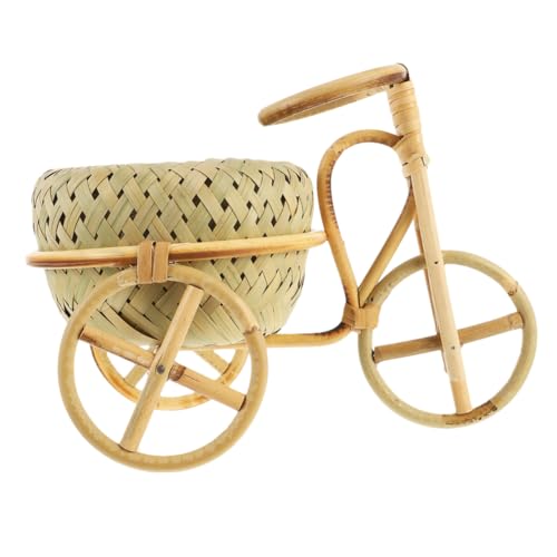 ULTECHNOVO Mini Flechtkorb Handgefertigt Kreatives Fahrrad Aufbewahrungskörbchen Dekorativer Tischkorb für Kleine Snacks Schlüssel Obst Leicht und Platzsparend Handwerkskunst ULTECHNOVO Mini Flechtkorb Handgefertigt Kreatives Fahrrad Aufbewahrungskörbchen Dekorativer Tischkorb für Kleine Snacks Schlüssel Obst Leicht und Platzsparend Handwerkskunst von ULTECHNOVO