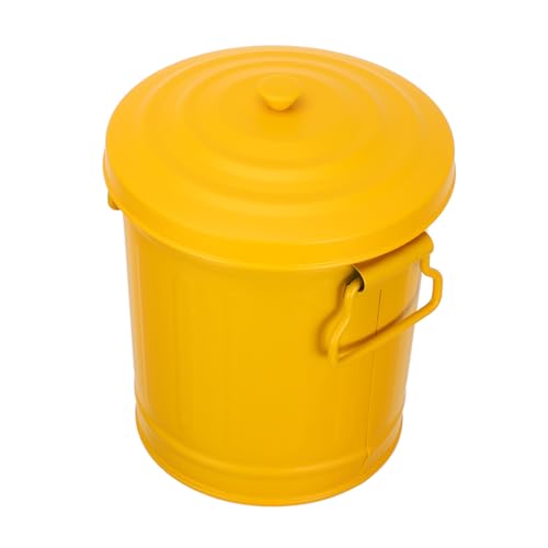 ULTECHNOVO Mini Mülleimer mit Deckel aus Kompakter Tischabfalleimer für Büro Badezimmer und Schminktisch für Studenten und Schreibtischorganisation von ULTECHNOVO