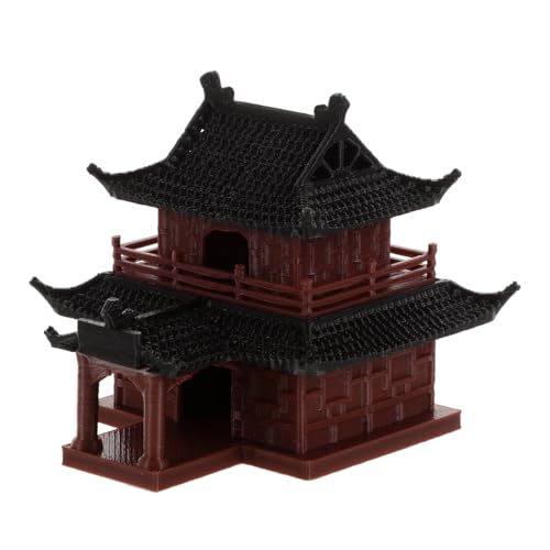 ULTECHNOVO Mini Pavillon Dekoration aus Robustem Kunststoff Antikes Architekturmodell für Bonsai Garten und Aquarium für Kreative Landschaftsdesigns ULTECHNOVO Mini Pavillon Dekoration aus Robustem Kunststoff Antikes Architekturmodell für Bonsai Garten und Aquarium für Kreative Landschaftsdesigns von ULTECHNOVO