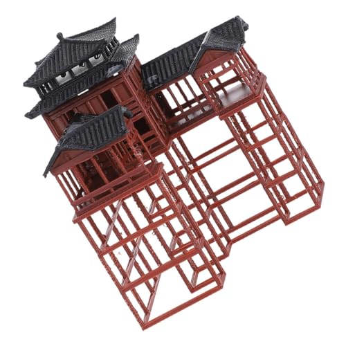 ULTECHNOVO Mini-pagodenstatue Mini-pavillon-Ornamente Mini-asiatische Gartenaccessoires Miniatur Japanischer Gartenpavillon Pagodengartenstatue Bonsai-Figuren Brown Pp ULTECHNOVO Mini-pagodenstatue Mini-pavillon-Ornamente Mini-asiatische Gartenaccessoires Miniatur Japanischer Gartenpavillon Pagodengartenstatue Bonsai-Figuren Brown Pp von ULTECHNOVO