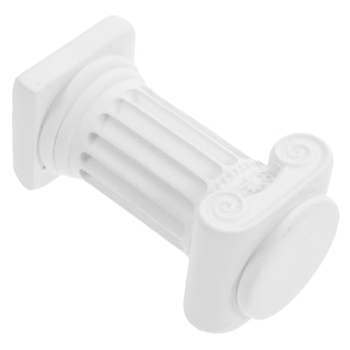 ULTECHNOVO Miniatur Römische Säule aus Robustem Harz Klassisches Säulendesign für Tischdekoration Vielseitig als Kerzenhalter Pflanzenständer und Fotorequisite Eleganter Antiker Stil für Wohn von ULTECHNOVO