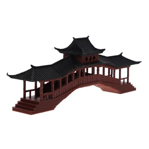 ULTECHNOVO Miniatur Statue für Mikro Landschaft Brücke und Pavillon Dekoration für Aquarien und Bonsai Realistisches Design für Mini und Tischornamente ULTECHNOVO Miniatur Statue für Mikro Landschaft Brücke und Pavillon Dekoration für Aquarien und Bonsai Realistisches Design für Mini und Tischornamente von ULTECHNOVO