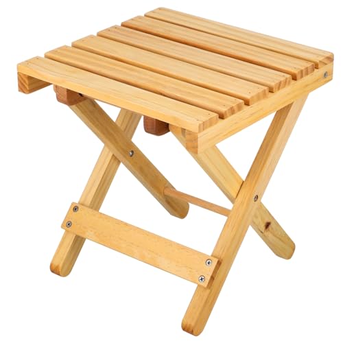 ULTECHNOVO Faltbarer Holztisch Für Outdoor Tragbarer Klapptisch Mit Pflanzenregal Kompakter Picknicktisch Für Garten Camping Strand Und Weinabende von ULTECHNOVO