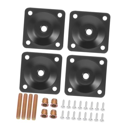 ULTECHNOVO Möbelbein Befestigungsplatten Set Teiliges Montageset für Tisch und Sofa Beine Leichte Installation Stabile Verbindung für Möbelfüße für Stühle Tische und Schränke ULTECHNOVO Möbelbein Befestigungsplatten Set Teiliges Montageset für Tisch und Sofa Beine Leichte Installation Stabile Verbindung für Möbelfüße für Stühle Tische und Schränke von ULTECHNOVO