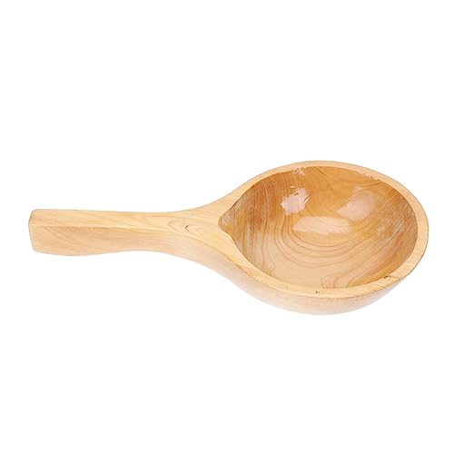ULTECHNOVO Multipurpose Outdoor Holz Wasserschöpfer aus Langlebigem Zedernholz Ergonomischer Griff Vielseitiger Gartenschöpflöffel für Pflanzenbewässerung und Küchenanwendung Teilig von ULTECHNOVO