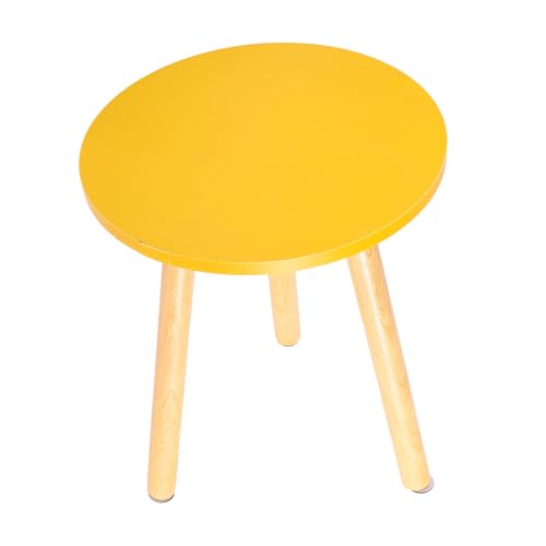 ULTECHNOVO Runder Couchtisch im Nordischen Stil Holztisch Moderner Minimalistischer Teetisch für Wohnzimmer Umweltfreundliches Material von ULTECHNOVO