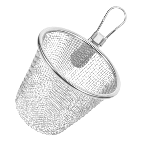 ULTECHNOVO Nudelfilter Wok-sieb Siebstahl -stahlbaumsieb Schaumlöffel Aus Rostfreiem Stahl Geschlitzte Löffel Fettlöffel Siebschaufel Spinnen-küchengerät Ramensieb Ölsieb Silber 201 Edelstahl von ULTECHNOVO