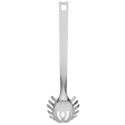 ULTECHNOVO Nudellöffel mit Ergonomischem Griff Praktischer Spaghetti Server Löffel für Servieren und Abtropfen von Pasta und Nudeln Hitzebeständig und Leicht zu Reinigen von ULTECHNOVO
