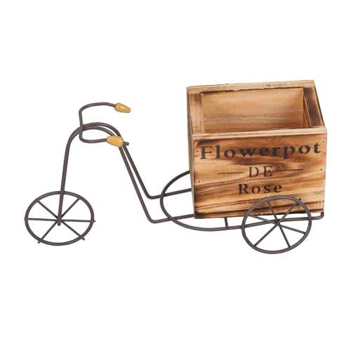 ULTECHNOVO Vintage Fahrrad Als Blumenübertöpfer Retro Dekoration Für Tisch Und Büro Kleine Fahrradornamente Mit Charmantem Design Für Wohnräume Und Garten von ULTECHNOVO
