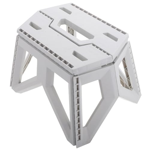 ULTECHNOVO 1stück Faltbarer Outdoor Hocker Und Kompakter Klappstuhl Für Camping Angeln Und Basis Einfach Zu Transportieren Vielseitig Für Mädchen Und Erwachsene Kunststoffmaterial von ULTECHNOVO