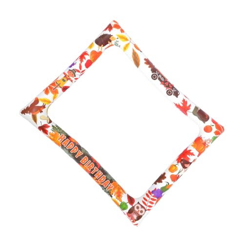 ULTECHNOVO PVC Aufblasbarer Selfie-fotorahmen für Herbstparty Leichtes Sicheres Foto-requisit für Erntedankfest und Halloween Tragbar Einfach Aufblasbar von ULTECHNOVO