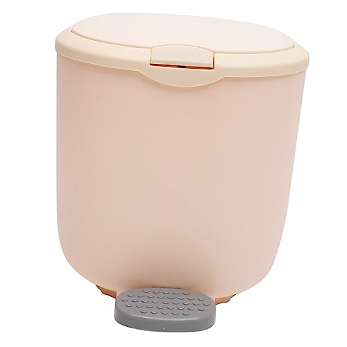 ULTECHNOVO Pedal Mülleimer mit Deckel Abfalleimer für Badezimmer Küche Wohnzimmer Platzsparend und Hygienisch Moderner Design Müllbehälter mit Druckfunktion Cremeweiß ULTECHNOVO Pedal Mülleimer mit Deckel Abfalleimer für Badezimmer Küche Wohnzimmer Platzsparend und Hygienisch Moderner Design Müllbehälter mit Druckfunktion Cremeweiß von ULTECHNOVO