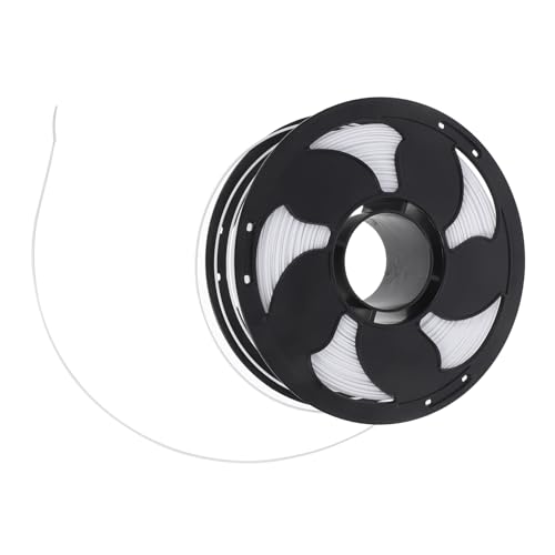 ULTECHNOVO Petg Drucker Filament Rolle Weiß Blasenfrei und Faserarm Hohe Schichthaftung Robust und Flexibel für Komplexe Modell Bastelprojekte von ULTECHNOVO
