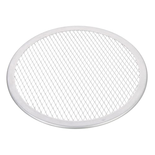 ULTECHNOVO Pizzaplatte Mit Antihaftbeschichtung Praktische Backform Aus Metall Für Ofen Multifunktionale Pizzapfanne Für Zuhause Als Serviertablett Verwendbar von ULTECHNOVO