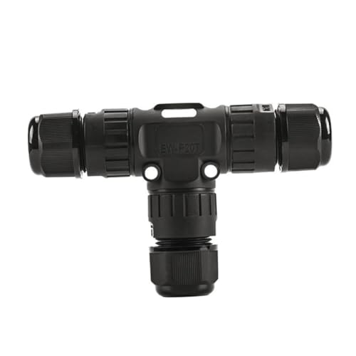 ULTECHNOVO Poliger Wasserdichter Kabelverbinder Nylongehäuse UV Beständig Robust für Außenbeleuchtung und Stromkabelanschluss Einfache Installation Rostfrei Langlebig Wetterfest von ULTECHNOVO