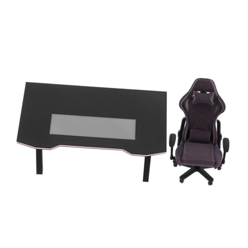 ULTECHNOVO Puppenhaus Möbelset für DIY Puppenhaus Zubehör Detailreiches Büro und Gaming Möbel für Sammler und Tischdekoration ULTECHNOVO Puppenhaus Möbelset für DIY Puppenhaus Zubehör Detailreiches Büro und Gaming Möbel für Sammler und Tischdekoration von ULTECHNOVO