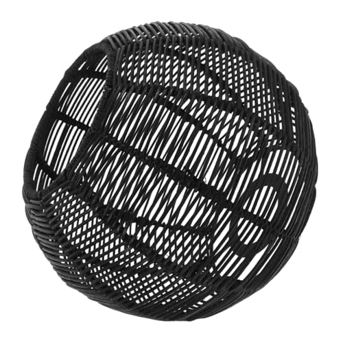 ULTECHNOVO Rattan Lampenschirm Retro Gewebt Hängelampe für Esszimmer und Wohnzimmer Traditioneller Japanischer Stil Einzigartiges Zen Design für Gemütliche von ULTECHNOVO