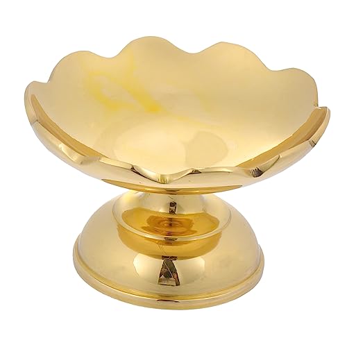 ULTECHNOVO Reines Kupfer Lotusblüten Opferschale Langlebiges Tempel Opfer Tablett Dekoratives Früchte und Snacktablett für Zuhause Klassische Filigrane Details Stabiles Design ULTECHNOVO Reines Kupfer Lotusblüten Opferschale Langlebiges Tempel Opfer Tablett Dekoratives Früchte und Snacktablett für Zuhause Klassische Filigrane Details Stabiles Design von ULTECHNOVO