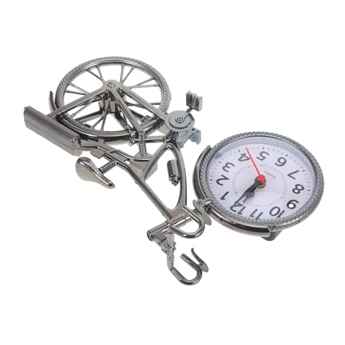 ULTECHNOVO Retro Fahrrad Wecker Vintage Stil Analog Wecker für Schlafzimmer Tisch Dekoration Vintage Fahrradform Kreative Schreibtischuhr für Büro Wohnzimmer Bar von ULTECHNOVO