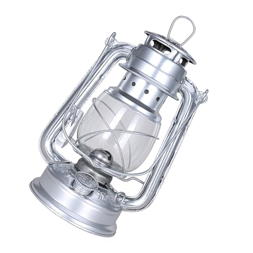 ULTECHNOVO Retro Kerosinlampe Dekorative Öllampe für Camping und Zuhause Vintage Hängelampe für Terrasse Veranda Silberfarben Vielseitig Einsetzbar ULTECHNOVO Retro Kerosinlampe Dekorative Öllampe für Camping und Zuhause Vintage Hängelampe für Terrasse Veranda Silberfarben Vielseitig Einsetzbar von ULTECHNOVO
