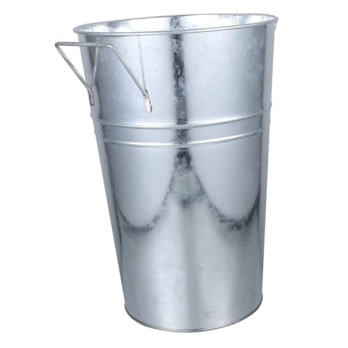 ULTECHNOVO Retro-blumeneimer Pflanzen Rustikal Anlage Einmachgläser Vase Blumentopf Behälter Für Blumenarrangements Retro-Eimer-schmuck Pflanzkübel Tragbarer Blumeneimer Eisenblech von ULTECHNOVO
