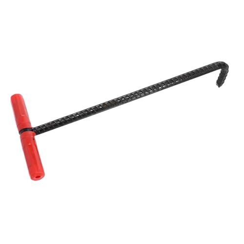 ULTECHNOVO Robuster T förmiger Kanaldeckelheber aus Stahl Rostbeständig Komfortabler Griff Fein Polierte Kante zum Einfachen Öffnen von Schacht Rolltorabdeckungen von ULTECHNOVO