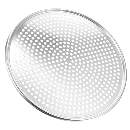 ULTECHNOVO Runde Pizzapfanne aus Multifunktionale Backform mit Perforation für Gleichmäßiges Backen Leicht zu Reinigen für Pizza Quiche und von ULTECHNOVO