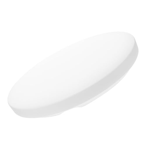 ULTECHNOVO Rundes Deckenlampenschirm Ersatz Kunststoff Lichtdiffusor für Aufbaustrahler Universeller LED Lampenabdeckung für Küche Flur Balkon Weiches Blendfreies Licht Stabiles Design von ULTECHNOVO