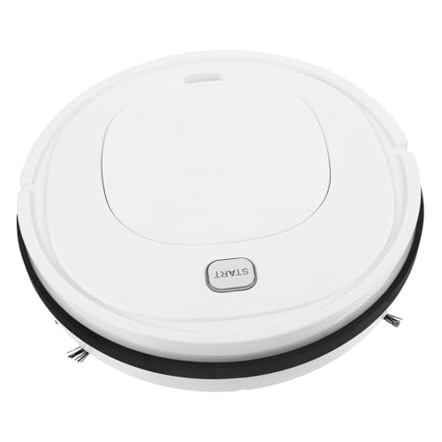 ULTECHNOVO Saugroboter für Automatisches Reinigen Intelligenter Staubsauger mit Wischfunktion für Teppiche und Hartböden Flexible Bewegung Weiß von ULTECHNOVO
