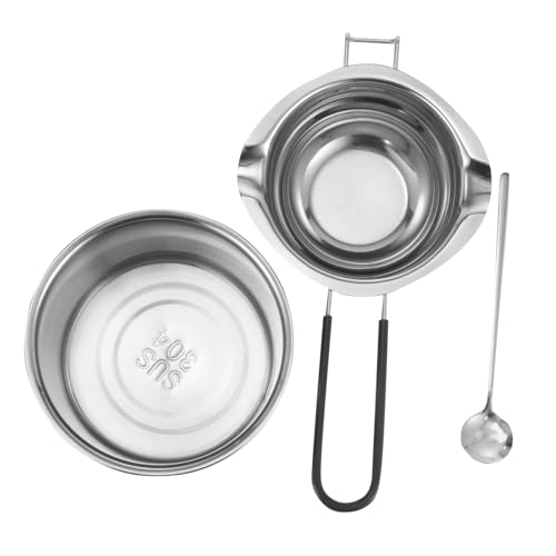 ULTECHNOVO Schmelztopf Teiliges mit Schmelztopf Außenbehälter und Rutschfester Silikon Griff zum Schmelzen von Schokolade Butter Käse und ULTECHNOVO Schmelztopf Teiliges mit Schmelztopf Außenbehälter und Rutschfester Silikon Griff zum Schmelzen von Schokolade Butter Käse und von ULTECHNOVO