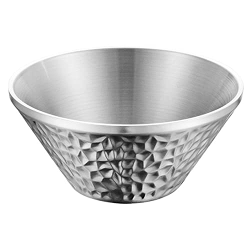 ULTECHNOVO Schüssel Gehämmerte Oberfläche Vielseitige Salatschale und Dessertschale Langlebig Spülmaschinenfest für Obst Snacks und Restaurantgebrauch ULTECHNOVO Schüssel Gehämmerte Oberfläche Vielseitige Salatschale und Dessertschale Langlebig Spülmaschinenfest für Obst Snacks und Restaurantgebrauch von ULTECHNOVO