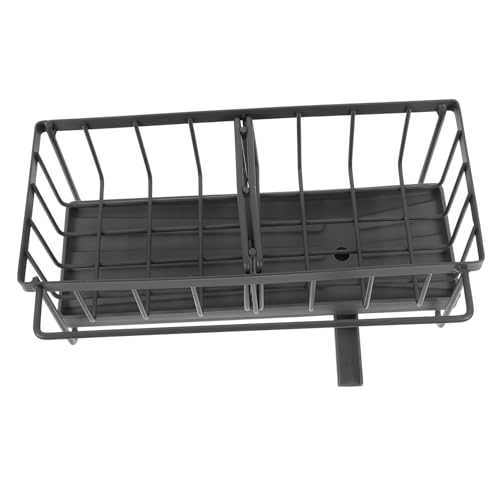 ULTECHNOVO Schwammhalter für Küchenspüle Kompakter Organizer mit für Spülschwamm und Tuch Rostfreier Aufbewahrungsständer für Spüle und Arbeitsplatte Platzsparend und Vielseitig Einsetzbar von ULTECHNOVO