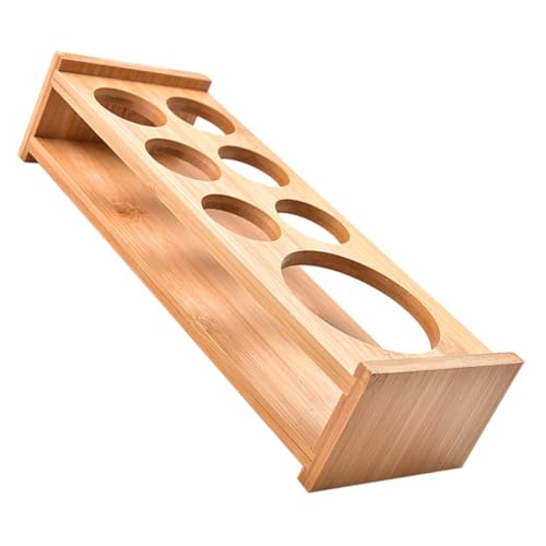 ULTECHNOVO Shot Glasses Storage Rack Whisky Gläser Halter Organizer für Küche Bar Wohnzimmer Stilvoll und Praktisch von ULTECHNOVO