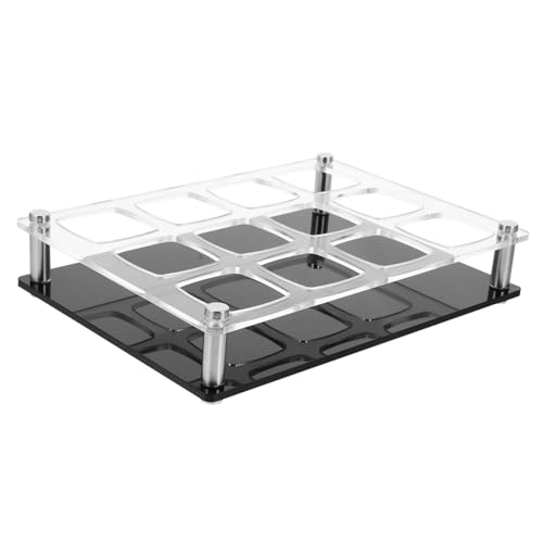 ULTECHNOVO Shotgläser Halter Fach Klar Schnapsgläser Tablett Organizer Whisky Tequila Becher Ständer für Bar Ktv Party Service von ULTECHNOVO