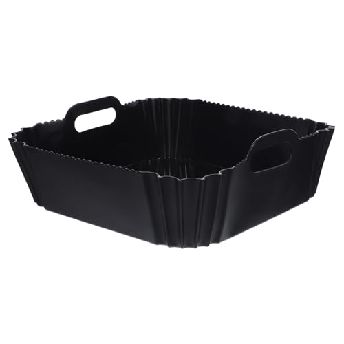 ULTECHNOVO Silikon Einlage für Heißluftfritteuse Hitzebeständig Wiederverwendbar Kratzfest Öl und Klebefest Küchenzubehör für Airfryer von ULTECHNOVO