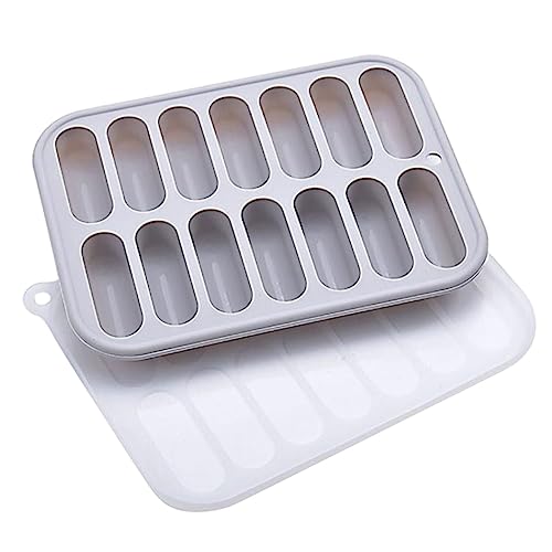 ULTECHNOVO Silikon Eiswürfelform mit Deckel Multifunktionale Form für Eiswürfel und Hitzebeständig Einfach zu Entnehmen Lebensmittelechtes Material für Diy Bäckerei von ULTECHNOVO