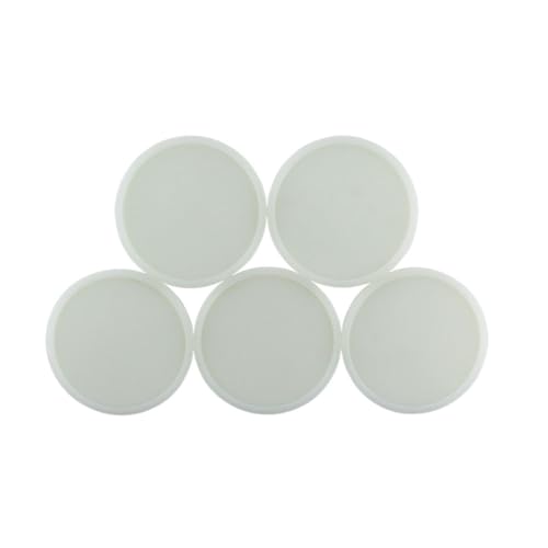 ULTECHNOVO Silikon-tischset Hitzebeständig Isolierunterlage Für Tassen Fluoreszenz-untersetzer Weiß Anti-rutsch-Matte Für Küche Und Zuhause von ULTECHNOVO