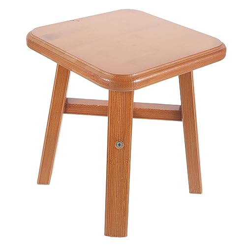 ULTECHNOVO Stabiler Holz Hocker Leichter Vielseitiger Kleiner Sitzhocker für Schlafzimmer und Wohnzimmer Glatte Oberfläche Tragbar und Robust für Erwachsene ULTECHNOVO Stabiler Holz Hocker Leichter Vielseitiger Kleiner Sitzhocker für Schlafzimmer und Wohnzimmer Glatte Oberfläche Tragbar und Robust für Erwachsene von ULTECHNOVO