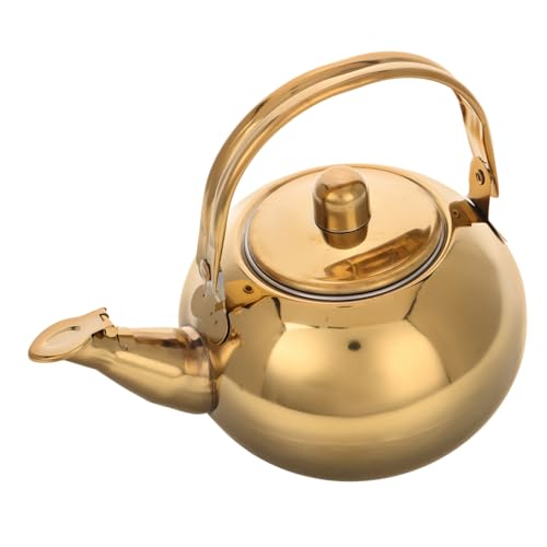 ULTECHNOVO Teekessel mit Integriertem Filter Wasserkocher für Induktions Gas und Elektroherde Ergonomischer Griff Vielseitig für Tee Kaffee und Wasserkochen von ULTECHNOVO