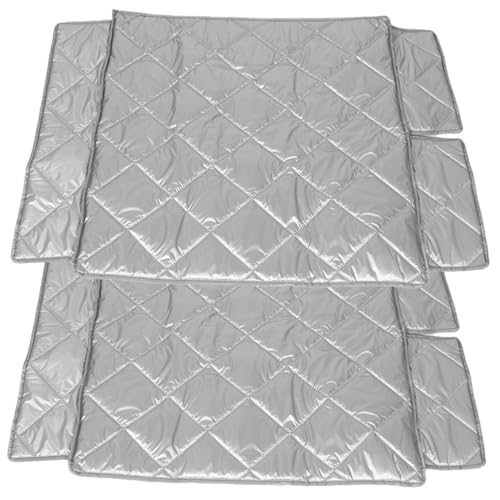 ULTECHNOVO Thermoisolierende wasserdichte Gefrierschrankabdeckung mit Aluminiumbeschichtung und Magneten Sonnenschutz für Aufrechten Gefrierschrank Vielseitiger Outdoor Kühlschrankschutz von ULTECHNOVO