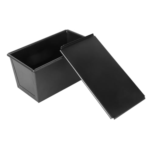 ULTECHNOVO Toastbackform mit Deckel Antihaftbeschichtete Toastbrot backform aus Langlebigem Material Runde und Glatte Kanten Belüftung gegen Anbrennen für Toastbrot Küchenzubehör von ULTECHNOVO