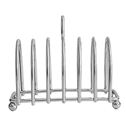 ULTECHNOVO Toastständer Scheiben Langlebiger Rostfreier Brothalter mit Einzelnem Fach Platzsparend und Einfach zu Reinigen für Küche Partys und Outdoor Aktivitäten von ULTECHNOVO