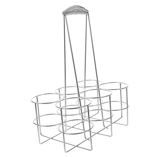 ULTECHNOVO Bierflaschen-träger Aus Metall Tragbares Bierflaschen-Regal Grill-Bierflaschen-träger Zum Transport Aufbewahrung von ULTECHNOVO